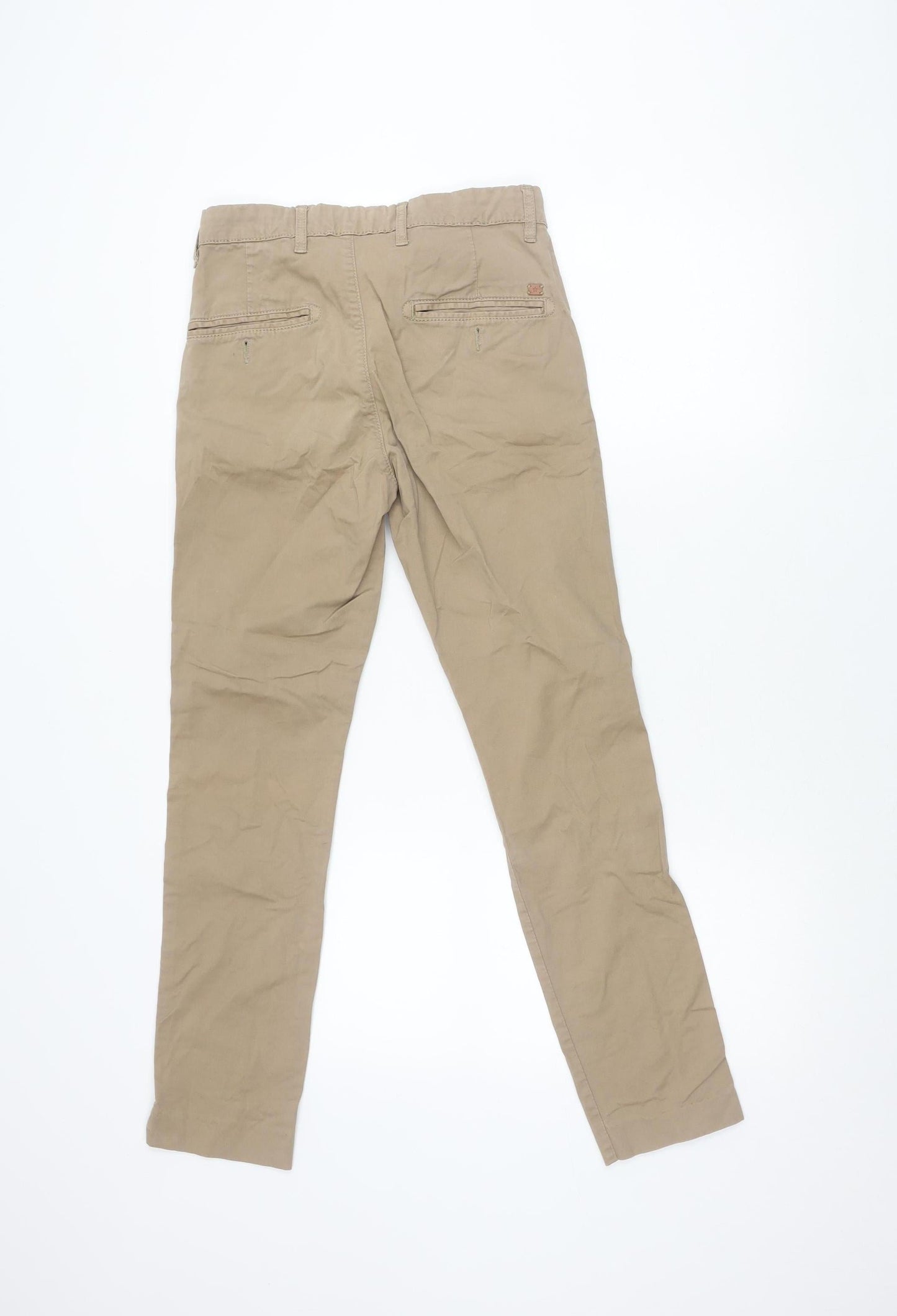 Mens UK Size S Celio Slim Fit Chino Beige Trousers