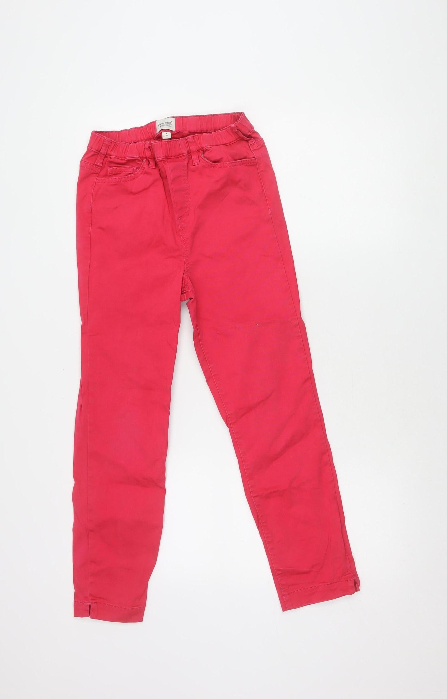 Womens UK Size 8 White Stuff  Jegging Capri Red Jeans