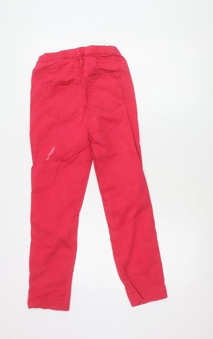 Womens UK Size 8 White Stuff  Jegging Capri Red Jeans
