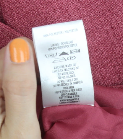 Eastex Women's Pink Buttoned Blazer, Size 18, Autumn Style