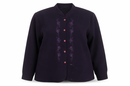 Womens UK Size 22 Michael Gold Purple  Button-Up