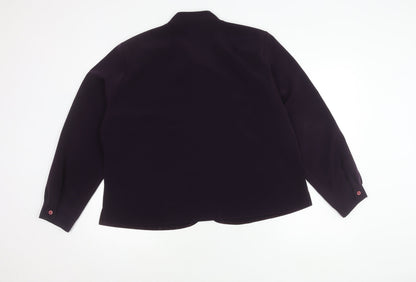 Womens UK Size 22 Michael Gold Purple  Button-Up