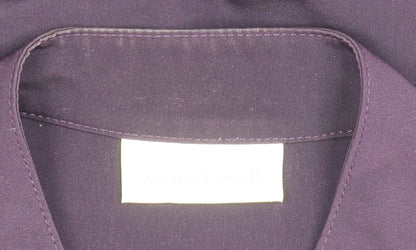 Womens UK Size 22 Michael Gold Purple  Button-Up