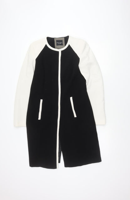 Womens UK Size 10 Principles by Ben de Lisi Black Overcoat