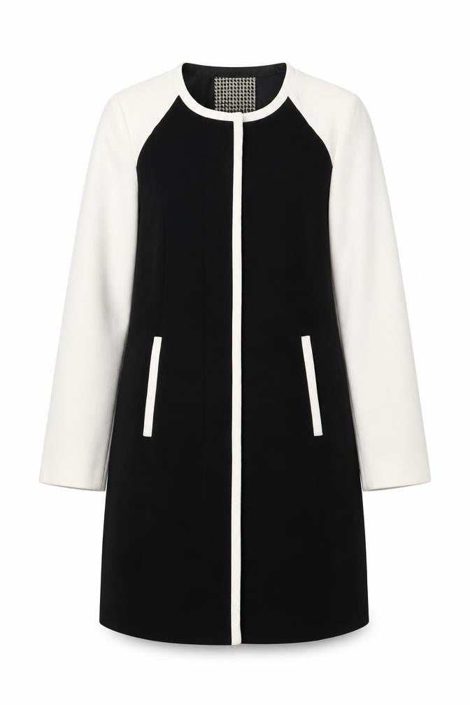 Womens UK Size 10 Principles by Ben de Lisi Black Overcoat