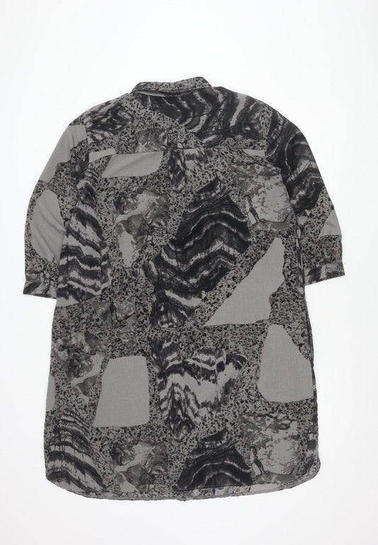 Next Women's Grey Dress - Size 20 Polyester