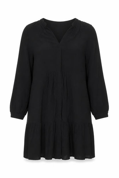 Phase Eight Women's Black Viscose Dress Size 12