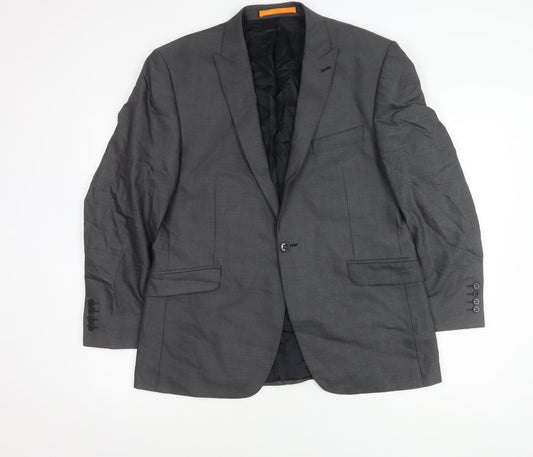Mens UK Size 42 Ben Sherman Regular Grey Suit Jacket