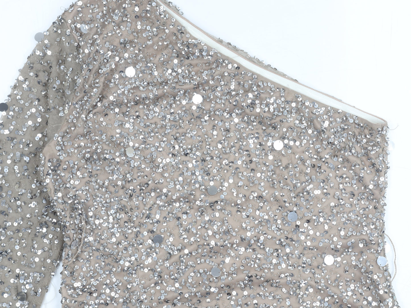Peace + Love Women's One Shoulder Sequin Dress
