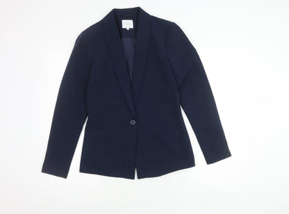 Vila Women's Blue Blazer Suit Jacket, Size 6, Regular Fit