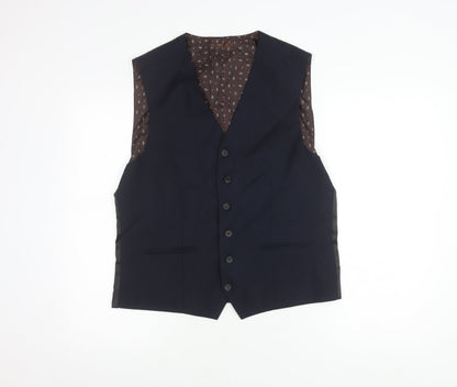 Mens UK Size 42 NEXT Regular Blue Suit Waistcoat