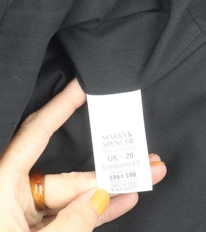 Marks and Spencer Women's Black Blazer Size 20