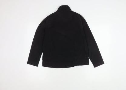 F.lli Campagnolo Boys Black Fleece Pullover Sweatshirt - Size 12