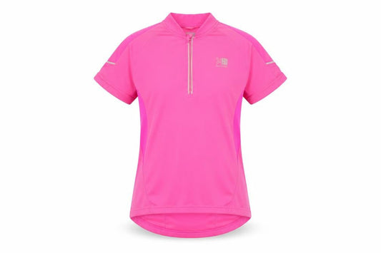 Karrimor Girls Pink Cycling Jersey T-Shirt Size 14