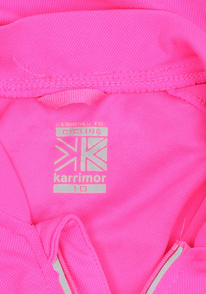 Karrimor Girls Pink Cycling Jersey T-Shirt Size 14