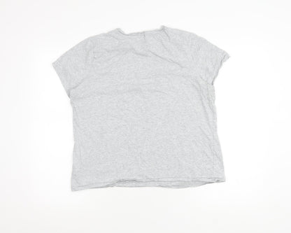 Puma Men's XL Grey Crew Neck Logo T-Shirt