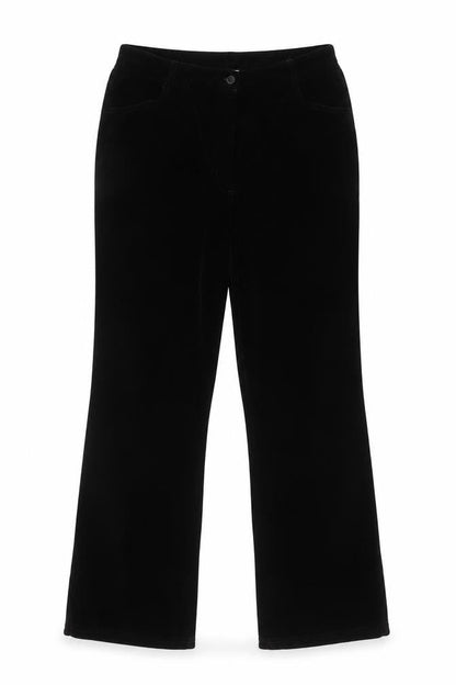 Womens UK Size 18 Best Basics Regular Fit  Black Trousers