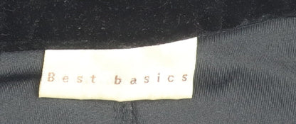 Womens UK Size 18 Best Basics Regular Fit  Black Trousers