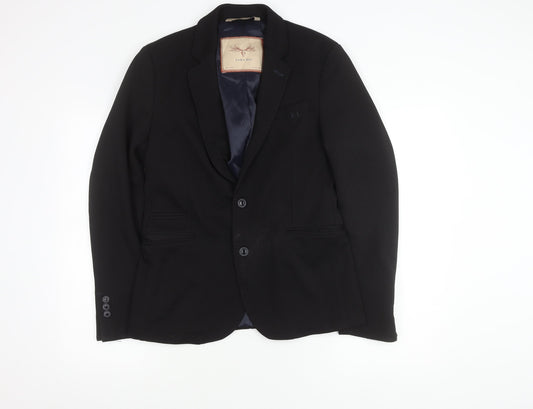 Zara Man Black Slim Fit Blazer Medium
