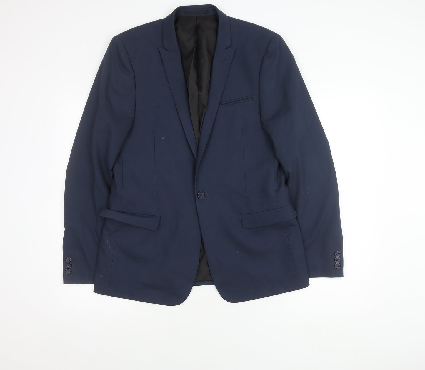 ASOS Men's Blue Blazer - Size 40 - Stylish Single-Breasted Jacket