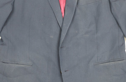 Mens UK Size 44 Marks and Spencer  Blue Suit Jacket