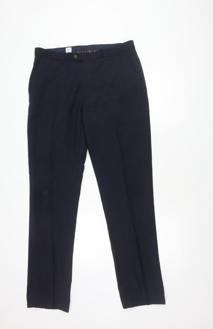 Next Men's Black Dress Pants, Size 34, Formal Wear