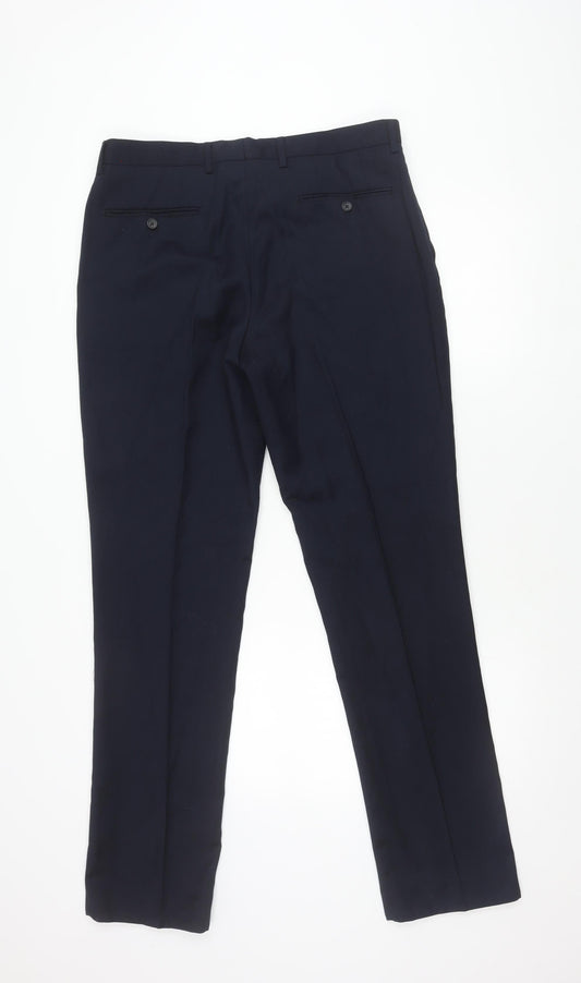 Next Men's Black Dress Pants, Size 34, Formal Wear