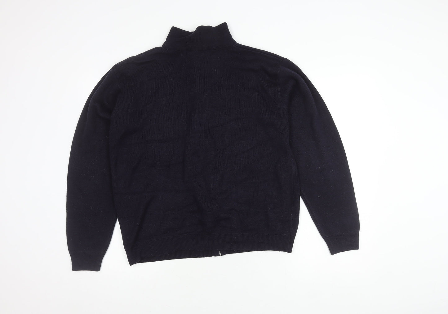 Cutting Edge Men's Blue Full Zip Jumper M