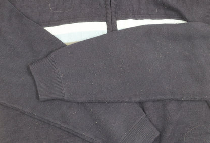 Cutting Edge Men's Blue Full Zip Jumper M