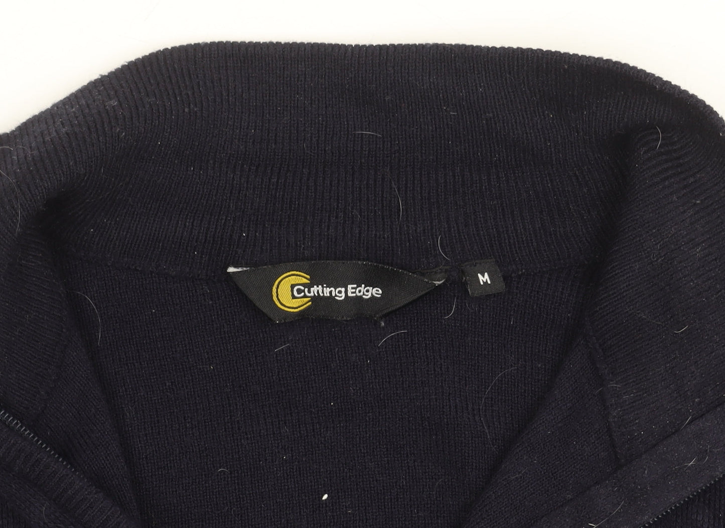 Cutting Edge Men's Blue Full Zip Jumper M