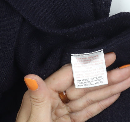 Cutting Edge Men's Blue Full Zip Jumper M