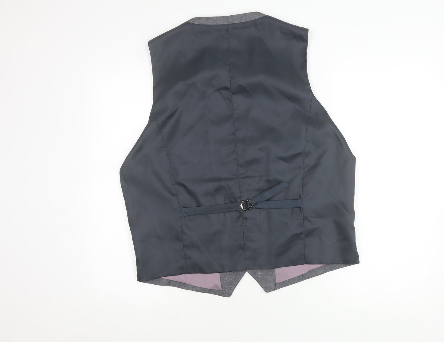 Butler & Webb Men's Grey Slim Fit Waistcoat XL