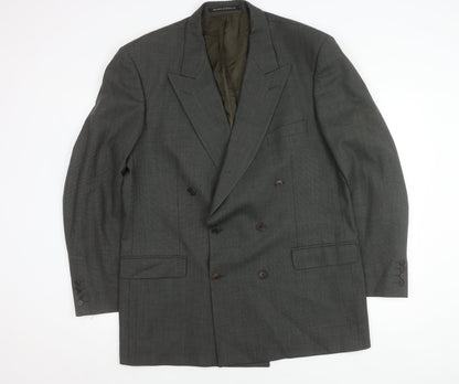 Mens UK Size 44 Marks and Spencer Regular Green Suit Jacket