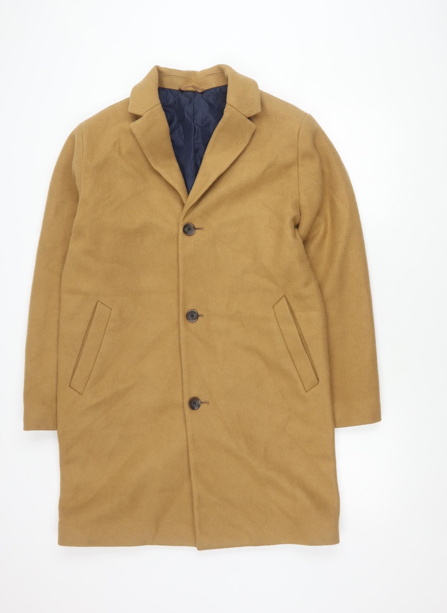Old Navy Women's Beige Wool Blend Classic Coat