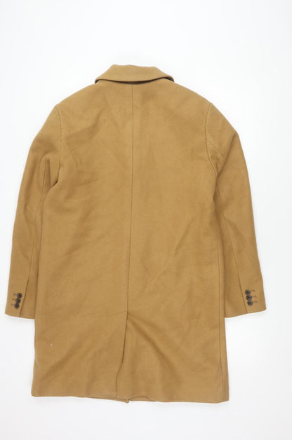 Old Navy Women's Beige Wool Blend Classic Coat