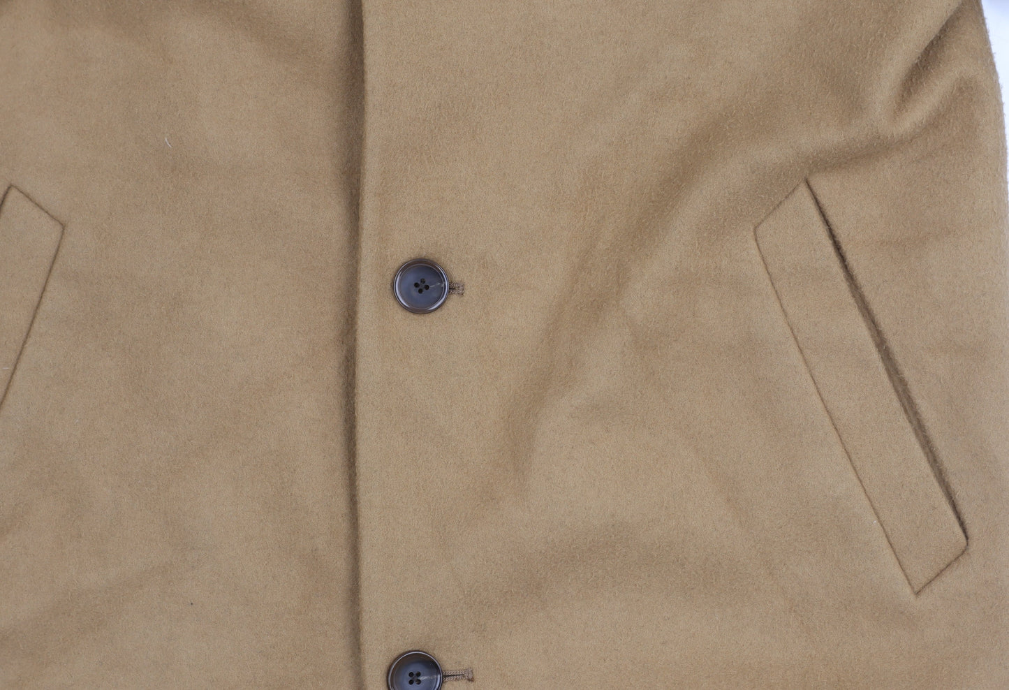 Old Navy Women's Beige Wool Blend Classic Coat