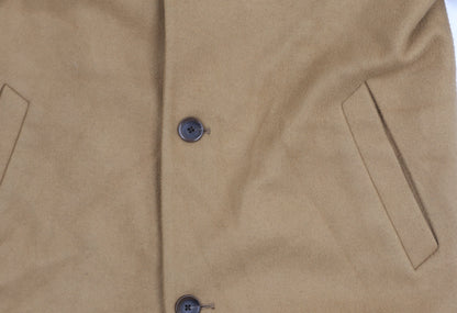 Old Navy Women's Beige Wool Blend Classic Coat