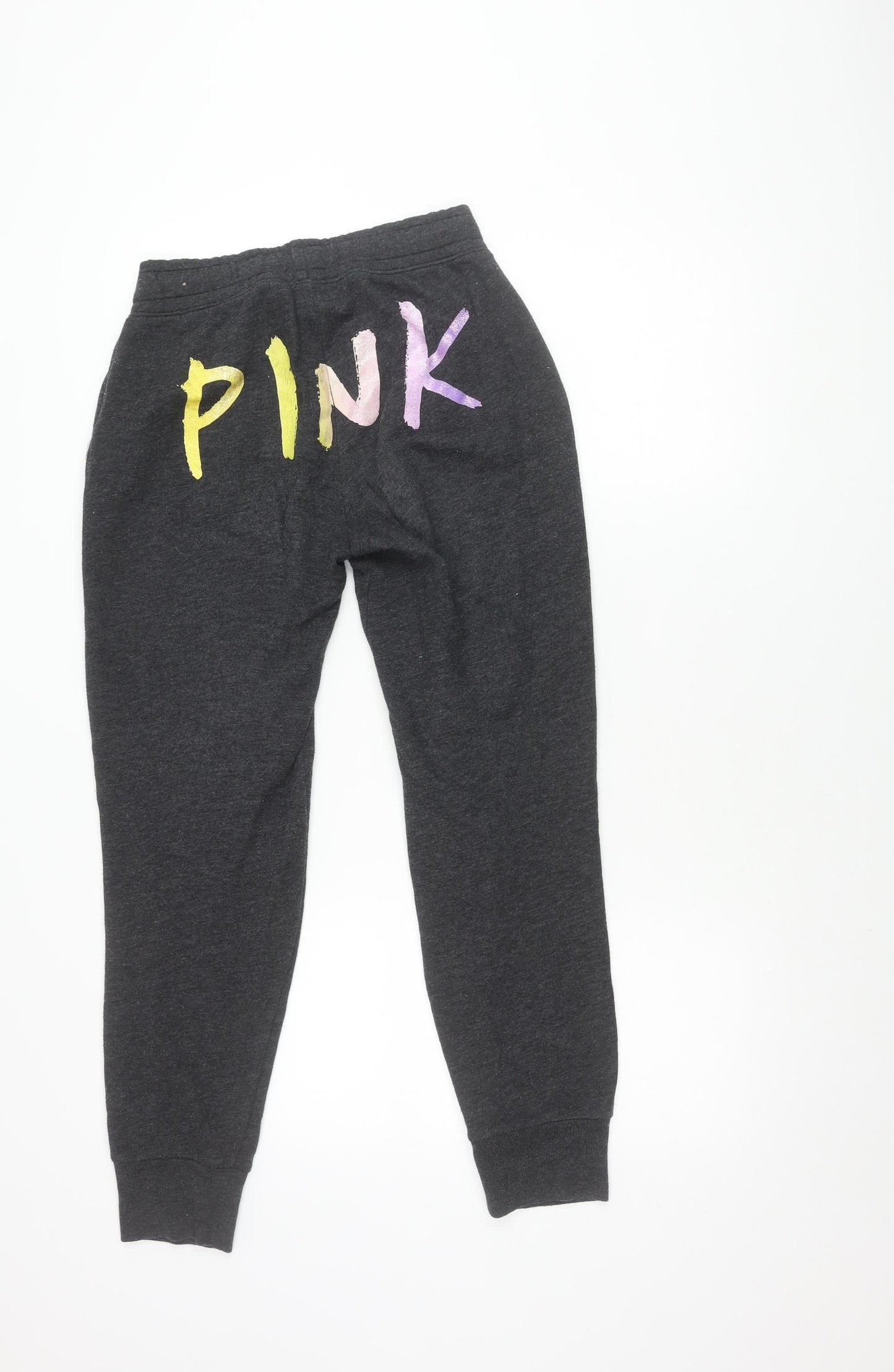 PINK Women's Black Joggers XS, Gym Activewear, Comfy & Stylish