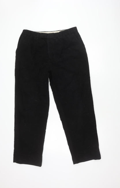 Boden Men's Black Cotton Trousers Size L
