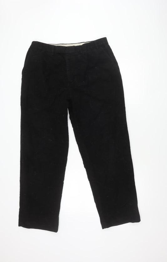 Boden Men's Black Cotton Trousers Size L