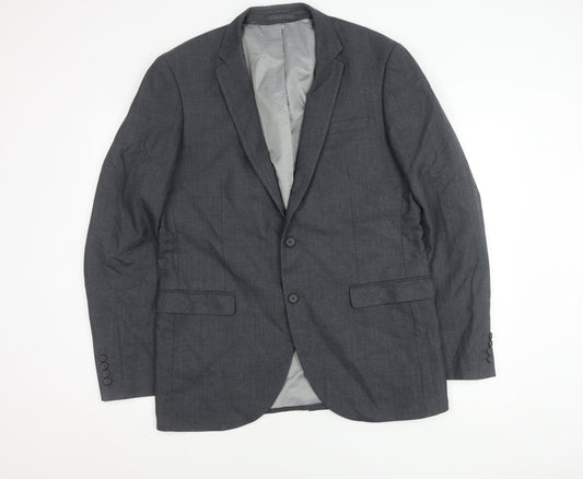 Mens UK Size 42 NEXT Regular Grey Suit Jacket