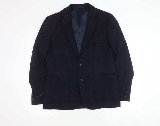 Mens UK Size 40 Topman Regular Blue Suit Jacket