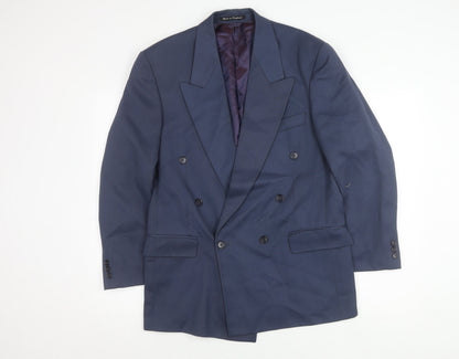 Mens UK Size 38 Corman Regular Blue Suit Jacket