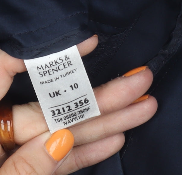 Marks and Spencer Women's Blue Pencil Skirt Size 10