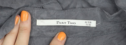 Part Two Grey Dress, Women, Size 16, Wrinkle Resistant