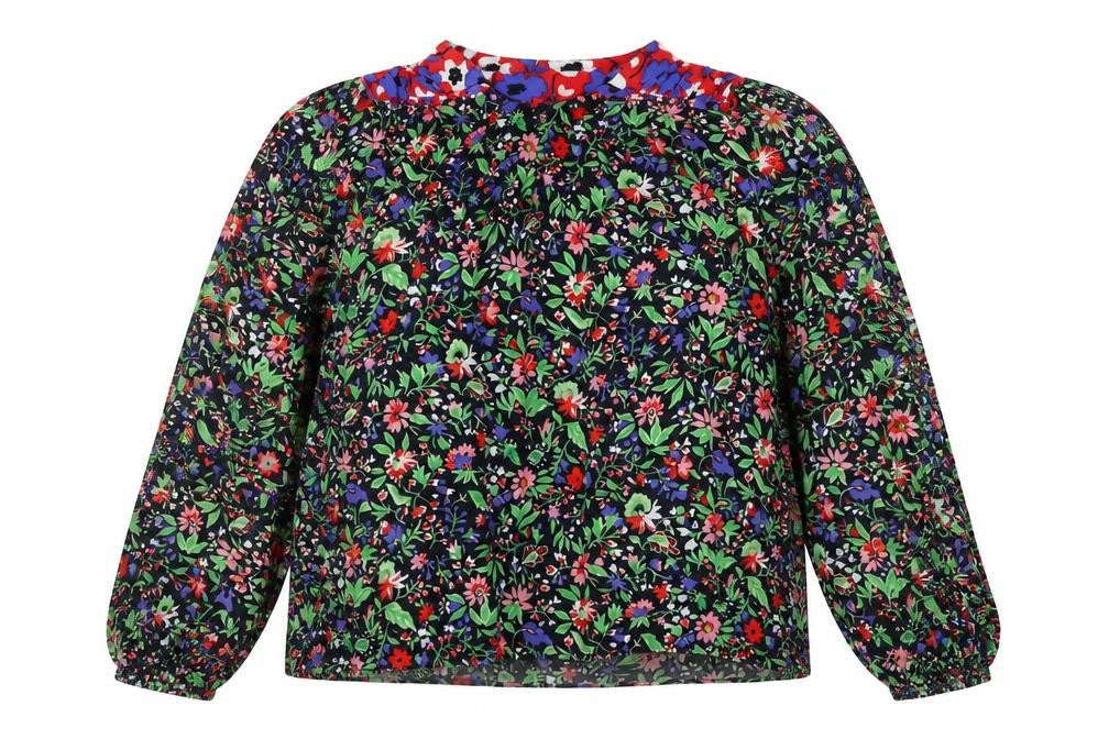 Womens UK Size 12 Zara Multicoloured Basic Blouse