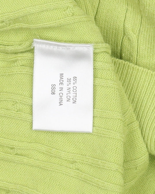 Womens UK Size L CC Green Pullover Jumper