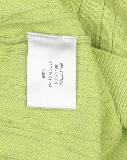 Womens UK Size L CC Green Pullover Jumper