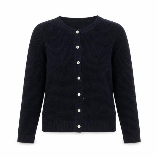 Delicate Love Women's Black Cardigan, M, Cotton Knit