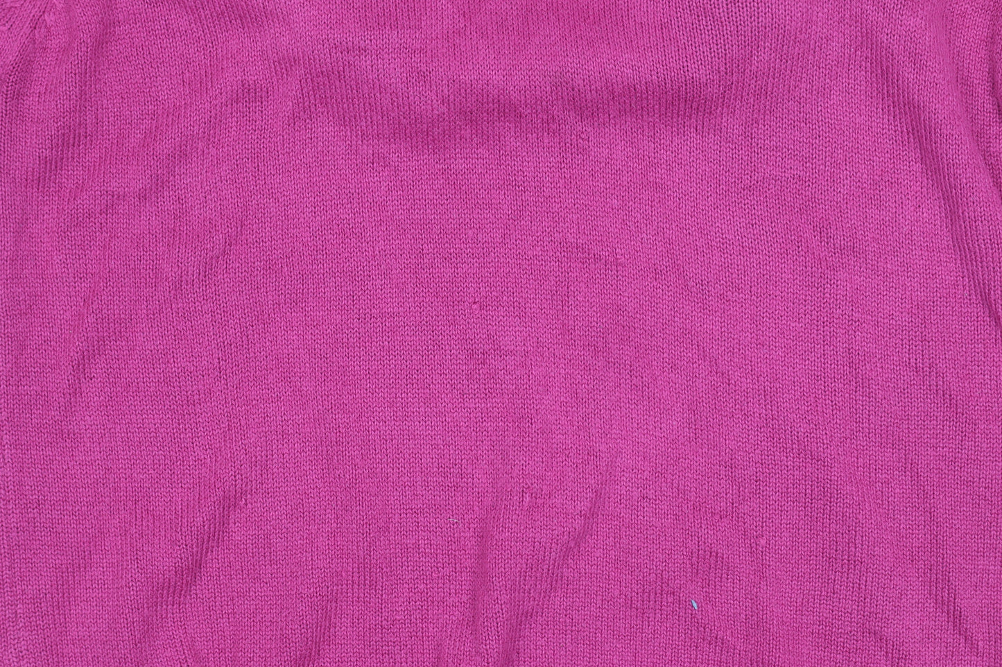 Damart Women's Pink Wool Polo Shirt, Size 14
